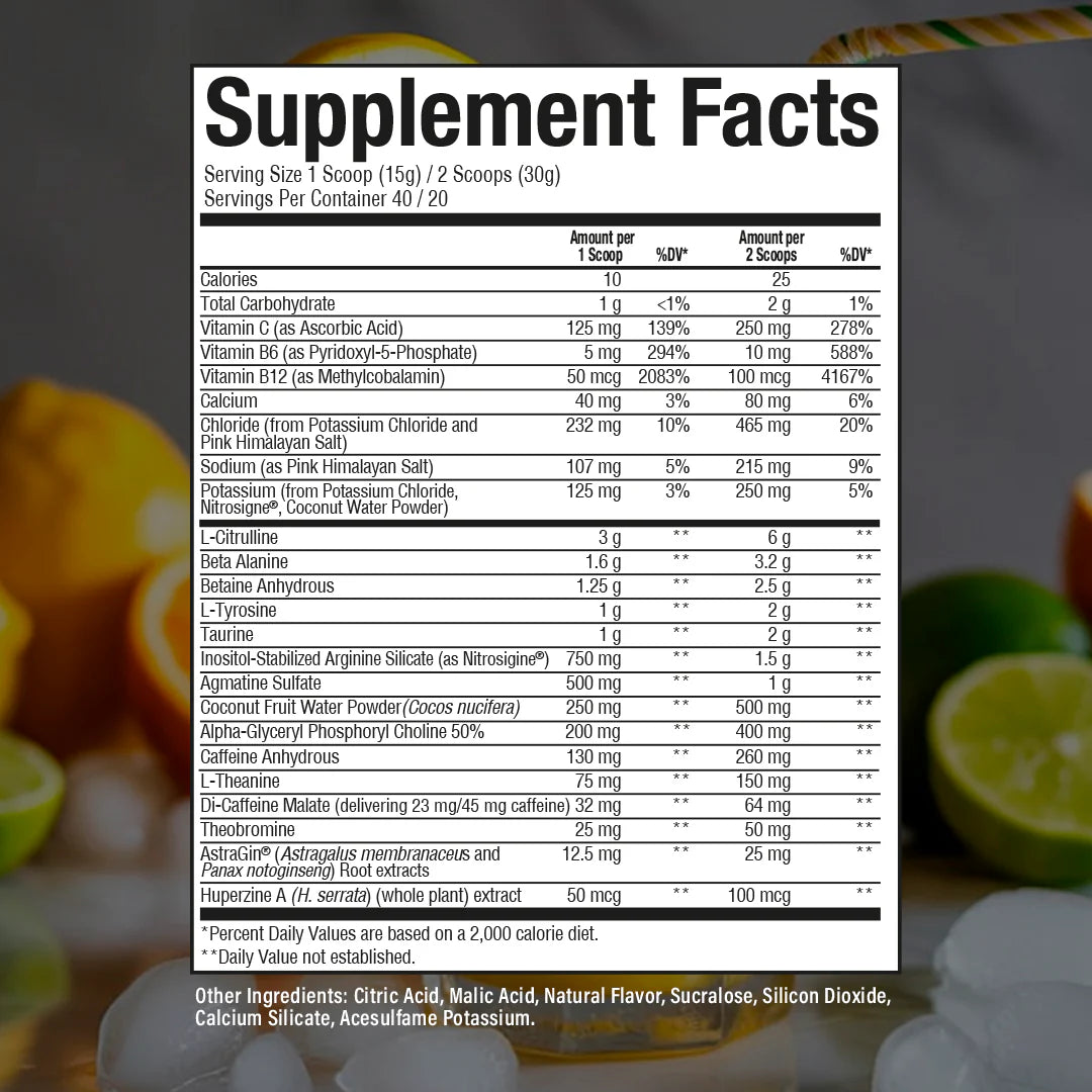 Raw Nutrition Bum Thavage Pre-Workout 40 Servicios