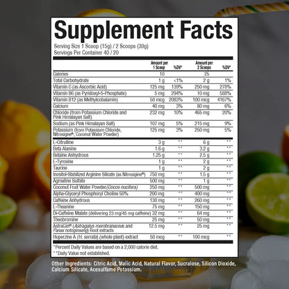 Raw Nutrition Bum Thavage Pre-Workout 40 Servicios