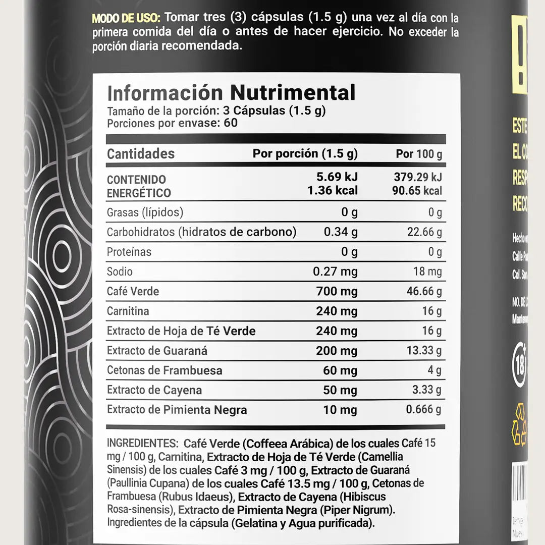 B Life Up Blend 180 Capsulas