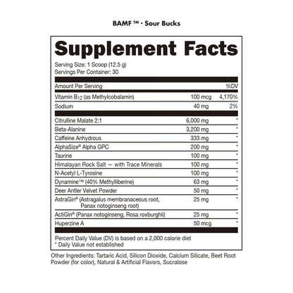 Bucked Up Bamf 30 Servicios