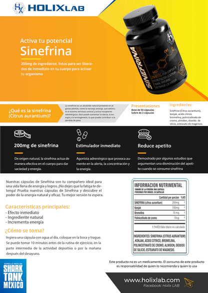Holix Lab Sinefrina 30 Capsulas