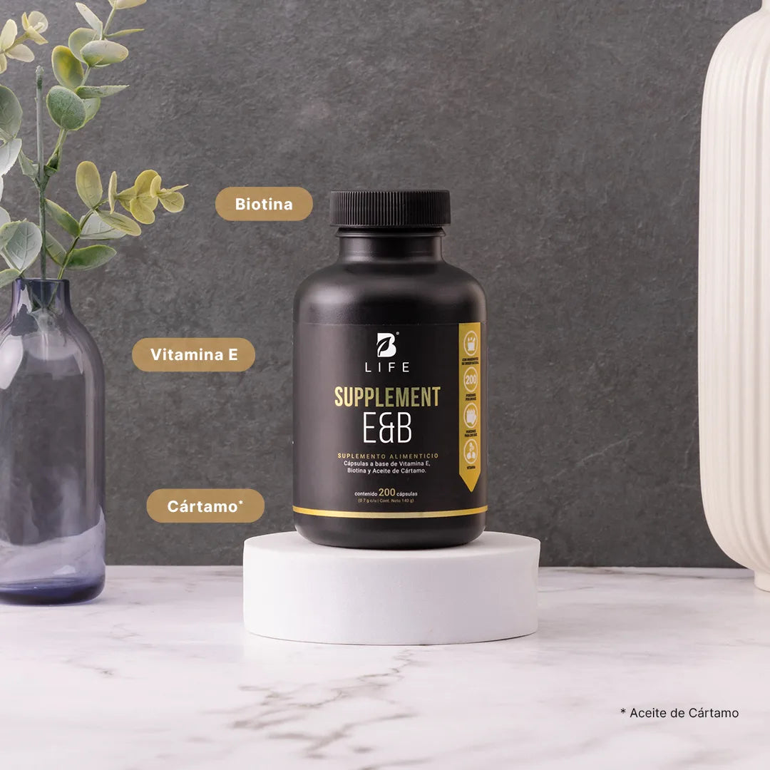 B Life Vitamina E & Biotina 200 Capsulas