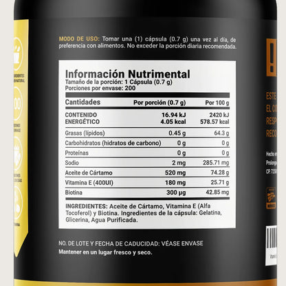 B Life Vitamina E & Biotina 200 Capsulas