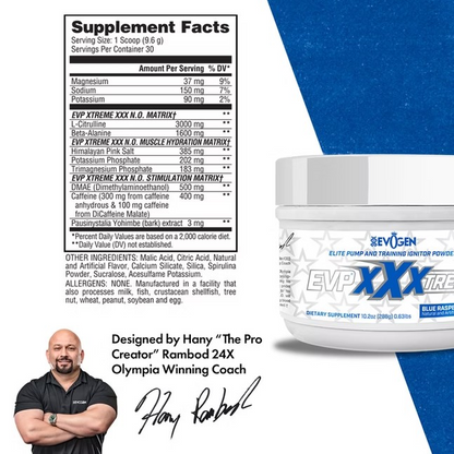 Evogen Evp Xxxtreme N.O. 30 Servicios